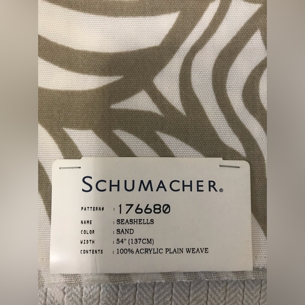 Schumacher fabric samples 26"x26" 4pcs bundle - Picture 7 of 9